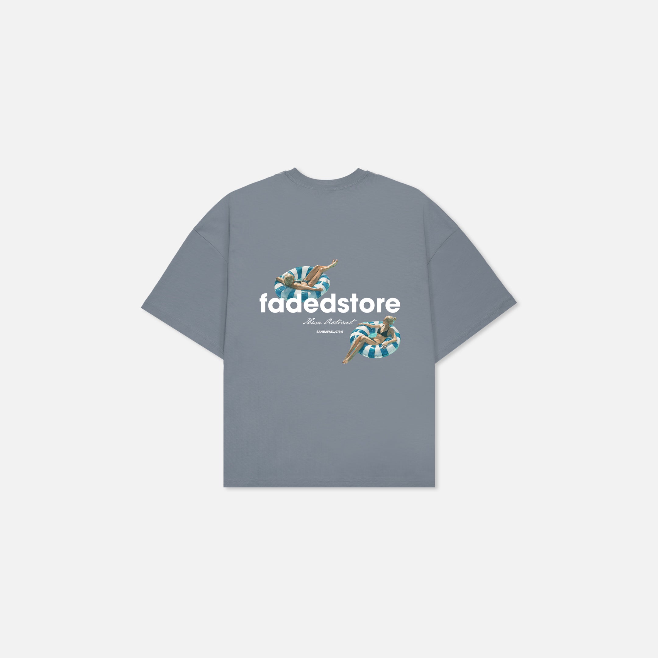 Poolside T-Shirt | Slate Grey