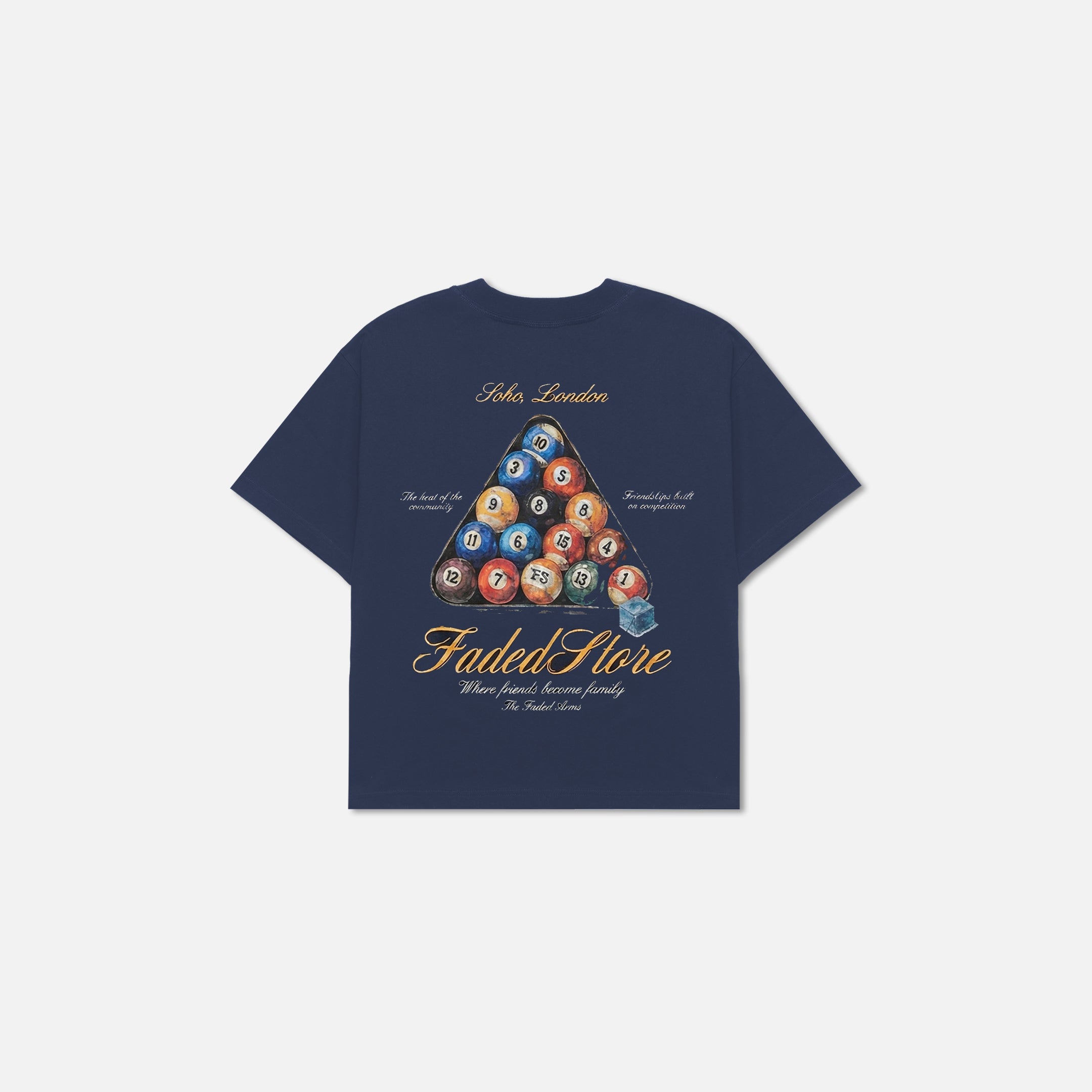 Pool Table T-Shirt | Navy