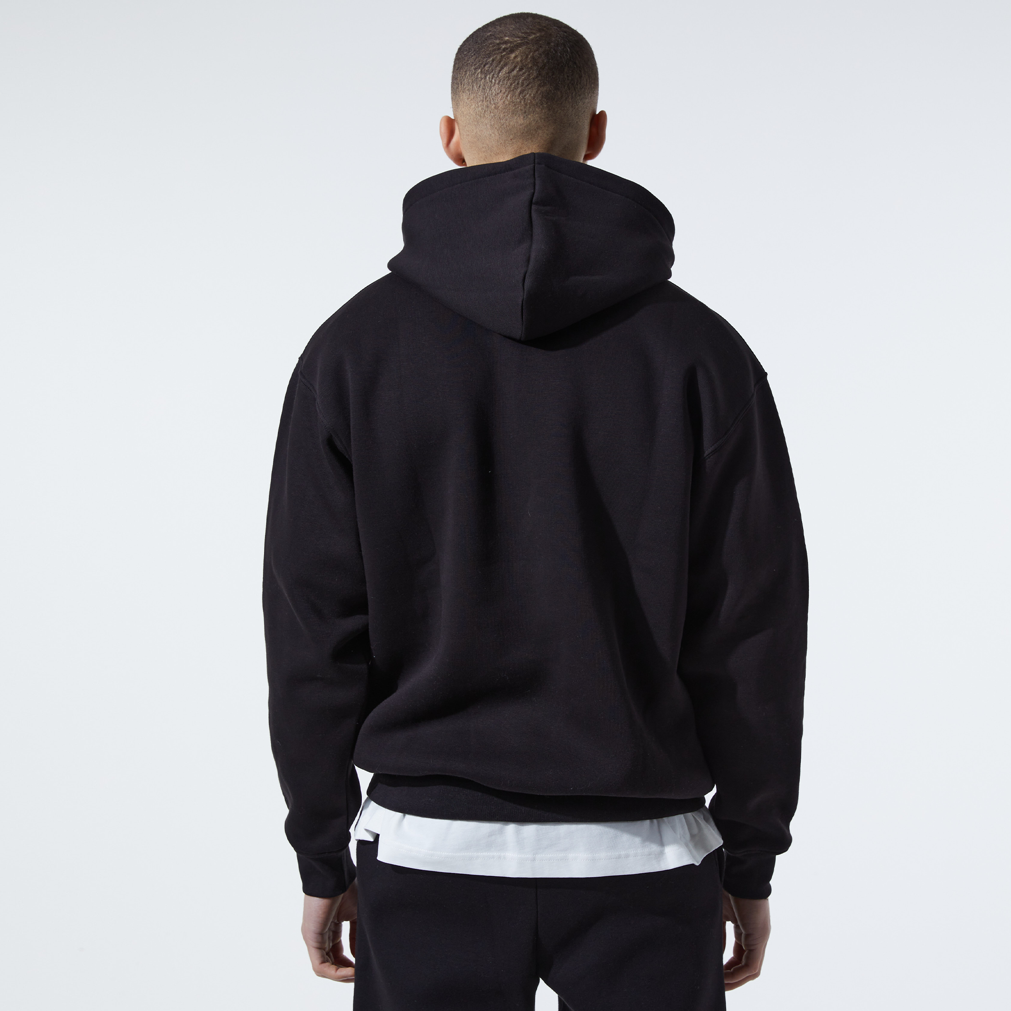 Hoodie top basic black