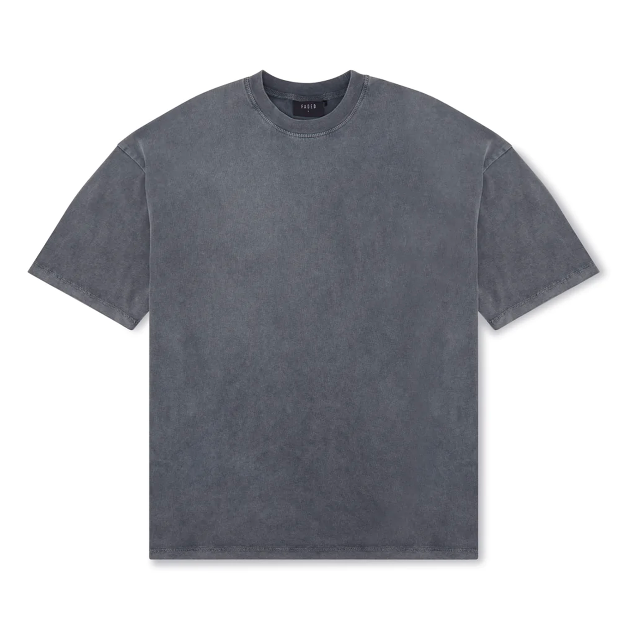 Box Fit Basic T-Shirt | Washed Grey