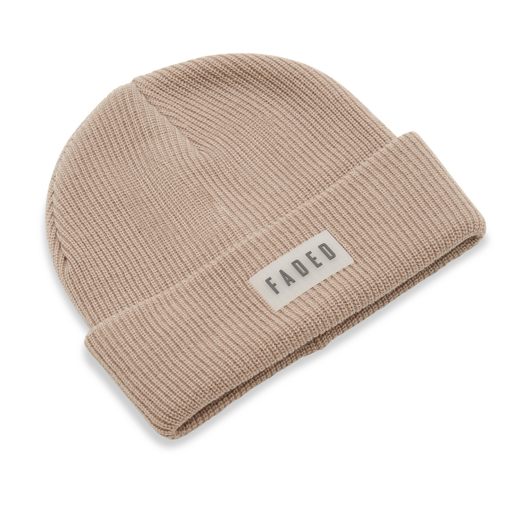Faded beanie in brown