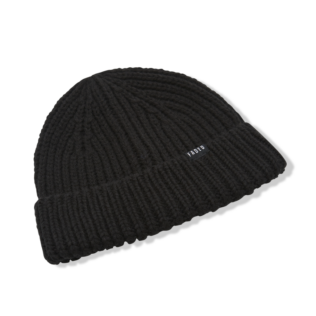 Faded knitted beanie 